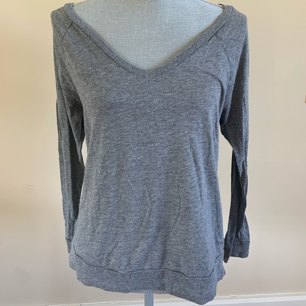 Pink Victoria Secret long sleeve v-neck